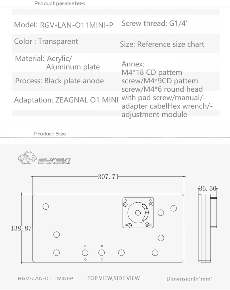 BYKSKI Sistema di raffreddamen - Distro Plate Ddc Pump Combo recensione e prezzo